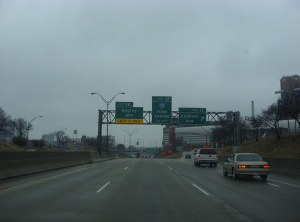 i-75 through Detroit