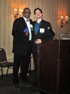 Cornelius Henry received the Transit Employee of the Year Award for his work at the Detroit People Mover.