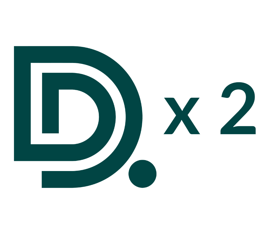 DDOT logo with a times two next to it; the Double DDOT Campaign Logo