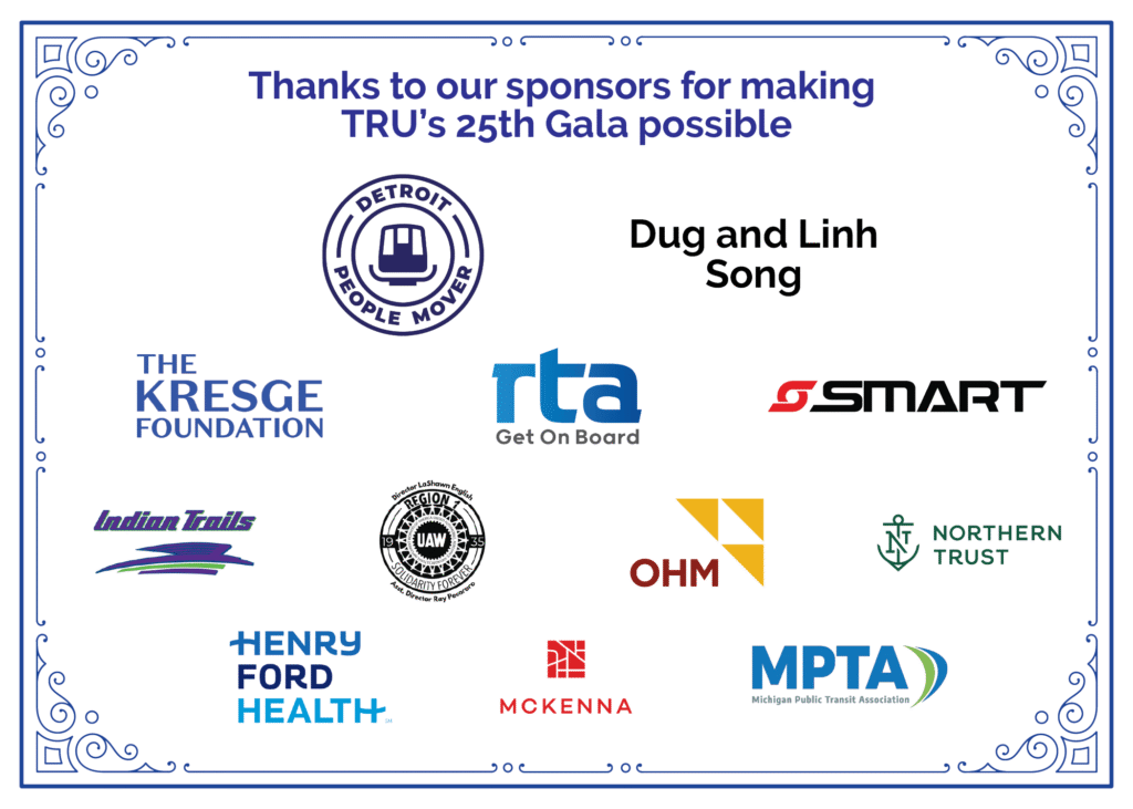 TRU's 25th Anniversary Gala Sponsors