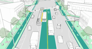 Complete Street Design from Detroit