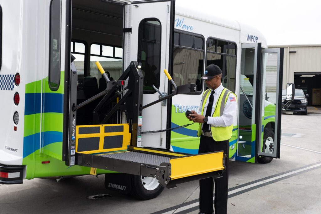 Photo of WAVE para transit.
Join us Tuesday February 24 on Zoom to hear about rural public transit from WAVE, WOTA and People's Express.