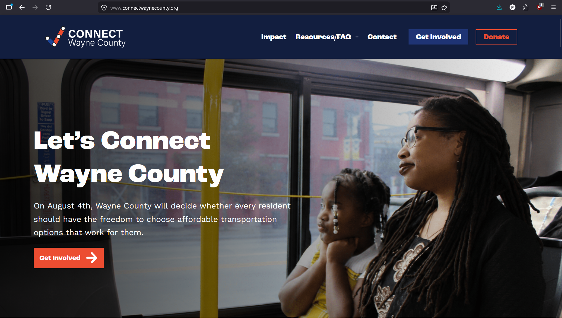 Home page of ConnectWayneCounty.org